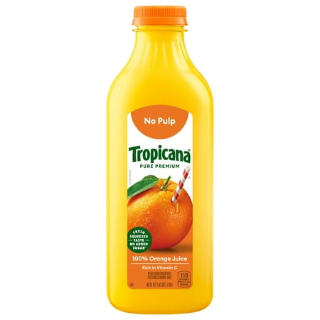 Tropicana Pure Premium 100% Orange Juice Original No Pulp 46 fl oz