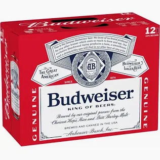Budweiser American Lager 18pk/12 fl oz Cans