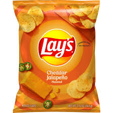 Lay's Cheddar Jalapeño Potato Chips 2.625 oz