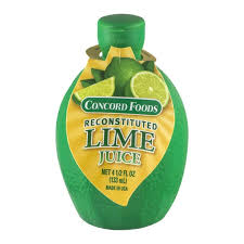 Concord Foods Reconstituted Lime Juice 4.5 fl oz Bottle