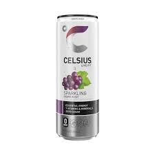 Celsius Sparkling Grape Rush 12 fl oz Can