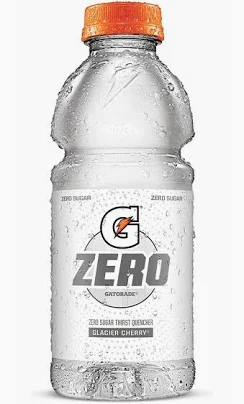 Gatorade Zero Glacier Cherry 20 fl oz Bottle