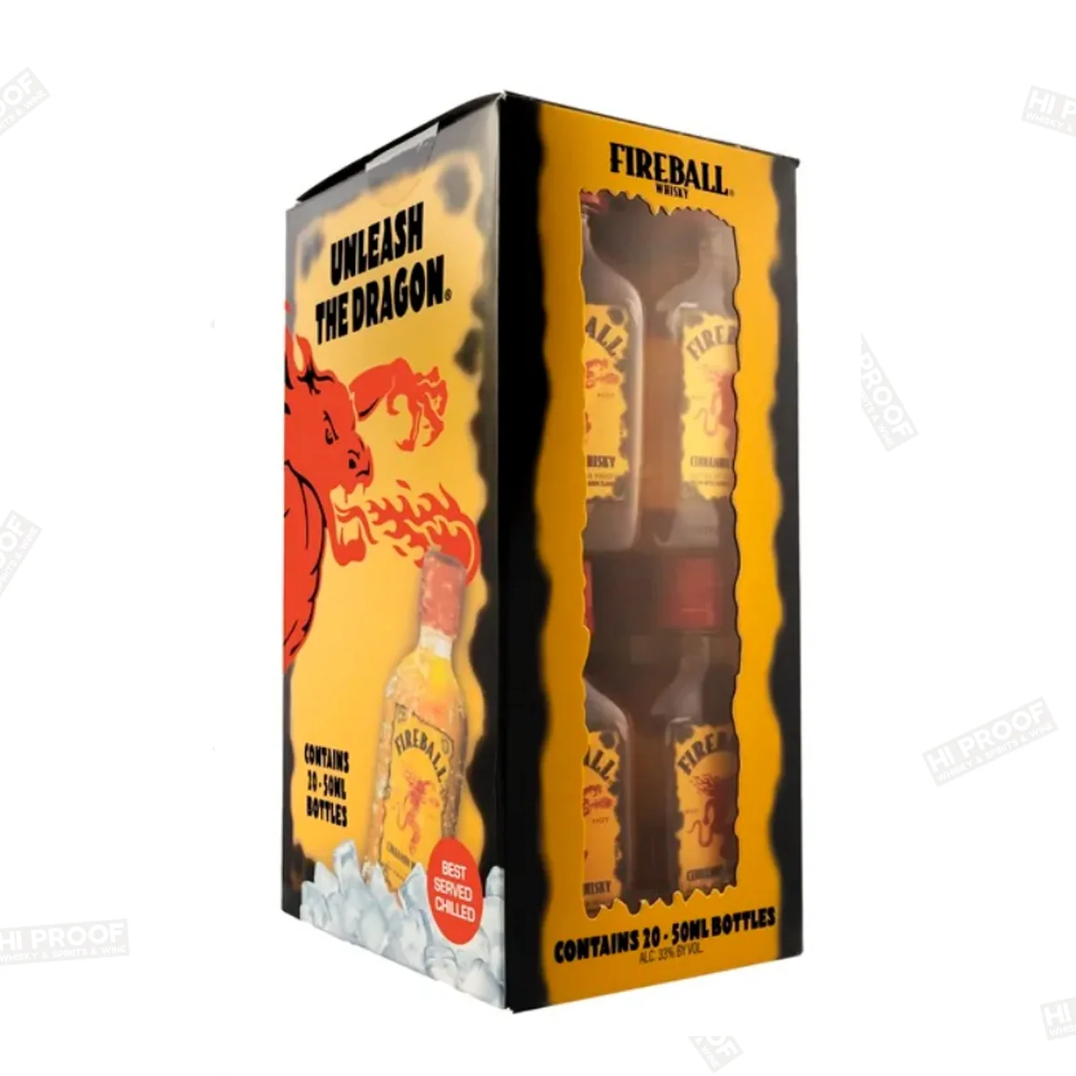 Fireball Cinnamon Whisky Whiskey 20pk 50ml