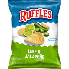 Ruffles Lime & Jalapeno Potato Chips 2.5 oz