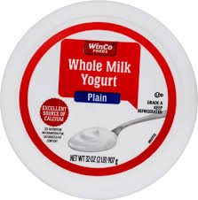 WinCo Whole Milk Plain Yogurt 32 oz,
