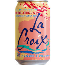 LaCroix Naturally Essenced Pamplemousse Sparkling Water 355ml