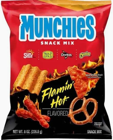 Munchies Flamin' Hot Snack Mix 3.375 oz