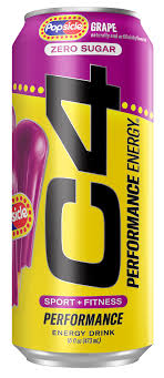 C4 Performance Energy Grape Popsicle 16 fl oz Can