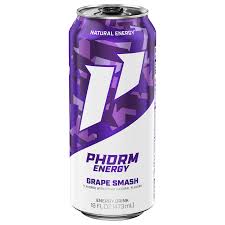 Phorm Energy Grape Smash 16 fl oz Can
