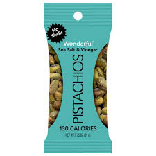 Wonderful Sea Salt and Vinegar Pistachios, 21gr