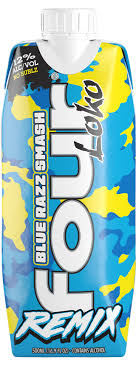 Four Loko Remix Blue Razz Smash 16.9 fl oz Tetra