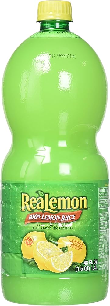 ReaLemon 100% Lemon Juice 48 fl oz Bottle