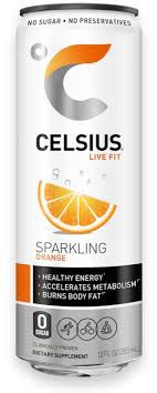 Celsius Sparkling Orange 12 fl oz Can