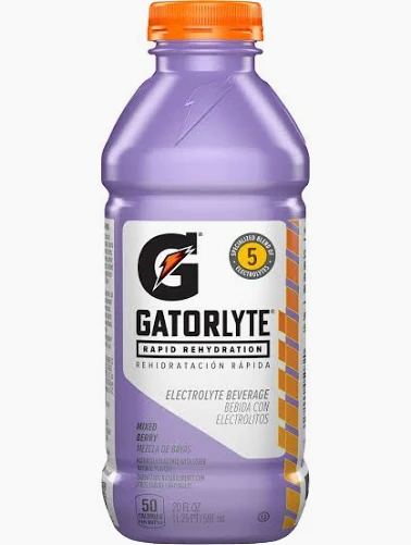 Gatorade Gatorlyte Rapid Rehydration Mixed Berry 20 fl oz Bottle