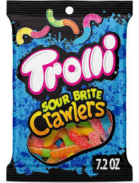 Trolli Sour Brite Crawlers Gummy Candy