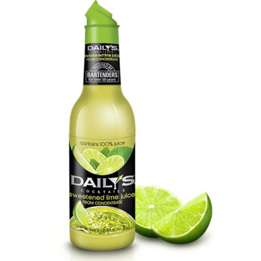 Daily's Cocktails Sweetened Lime Juice 1 L Bottle