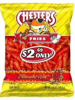 Chester's Flamin' Hot Fries Corn Snacks 3.125 oz