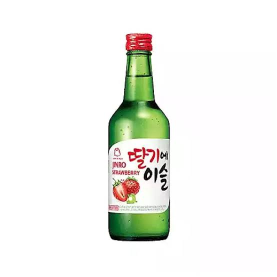 Jinro Chamisul Straberry Soju.