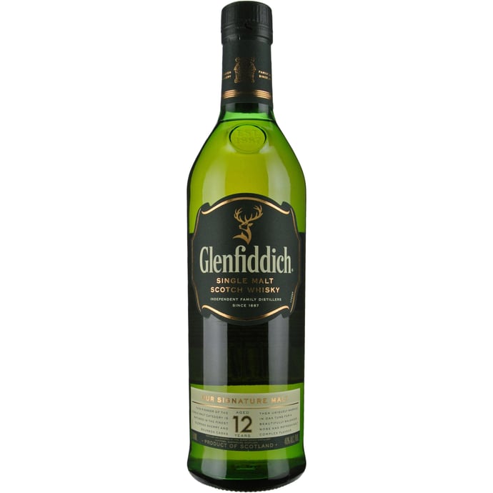 Glenfiddich 12 Year Old Whiskey 375ml