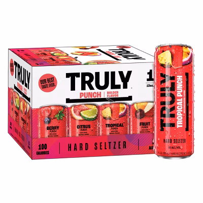Truly Punch Hard Seltzer Variety 12pk/12 fl oz Cans