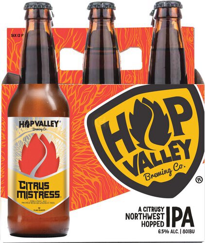 Hop Valley Citrus Mistress IPA 6pk/12 fl oz Cans