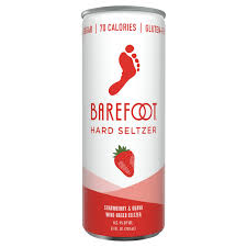 Barefoot Hard Seltzer Strawberry & Guava 4pk/250 ml Cans