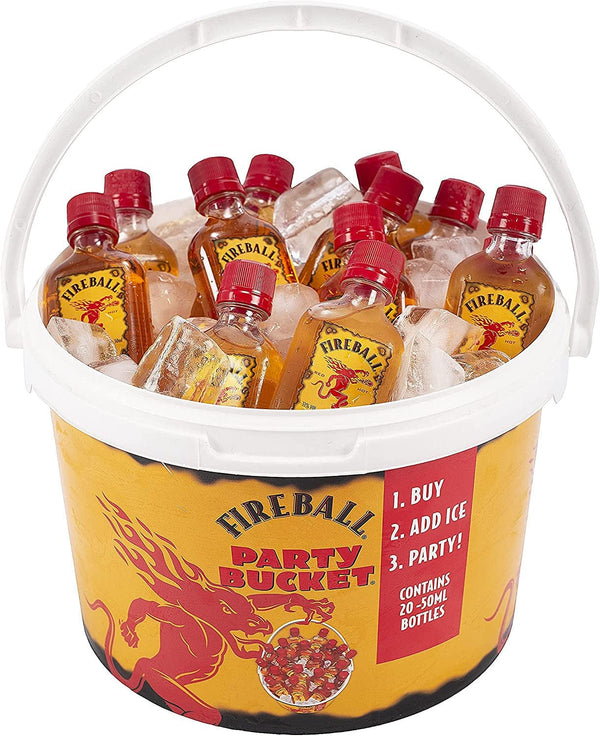 Fireball Party Bucket 20pk 50ml