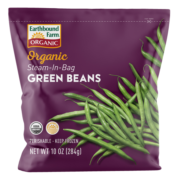 Organic Cut Green Bean 16 oz