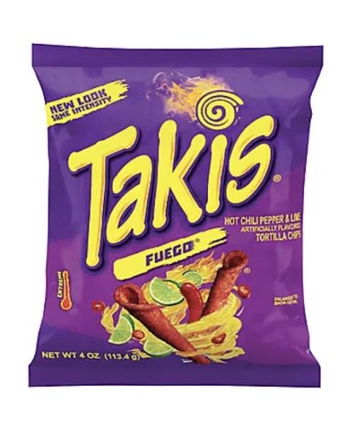 Takis Fuego Rolled Tortilla Chips 4 oz