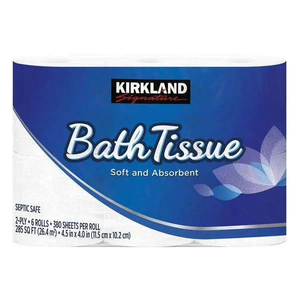 Kirkland Signature Toilet Tissue Ultra Soft 6