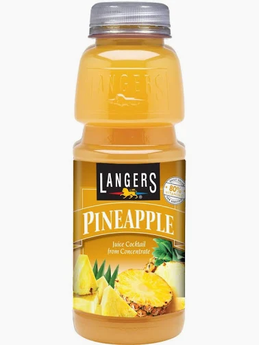 Langers Pineapple Juice Cocktail 15.2 fl oz Bottle