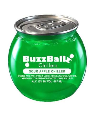 Buzzballz Chillers Wb Sour Apple