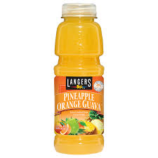 Langers Pineapple Orange Guava Juice Cocktail 15.2 fl oz Bottle