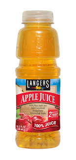 Langers 100% Apple Juice 15.2 fl oz Bottle