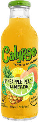 Calypso Pineapple Peach Limeade 16 fl oz Bottle