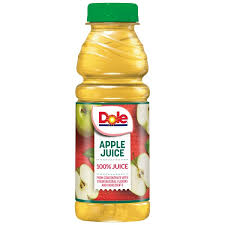 Dole 100% Apple Juice 15.2 fl oz Bottle