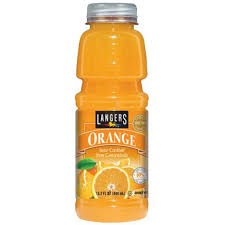 Langers 100% Orange Juice 15.2 fl oz Bottle