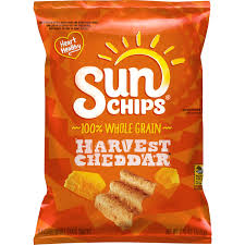 SunChips Harvest Cheddar Whole Grain Snacks 2.75 oz