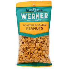 Werner Roasted & Salted Peanuts 8 oz