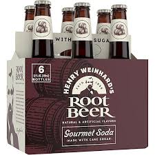 Henry Weinhard's Root Beer 12 fl oz Glass Bottle