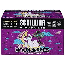 Schilling Moon Berries Cider 6pk/12 fl oz Cans