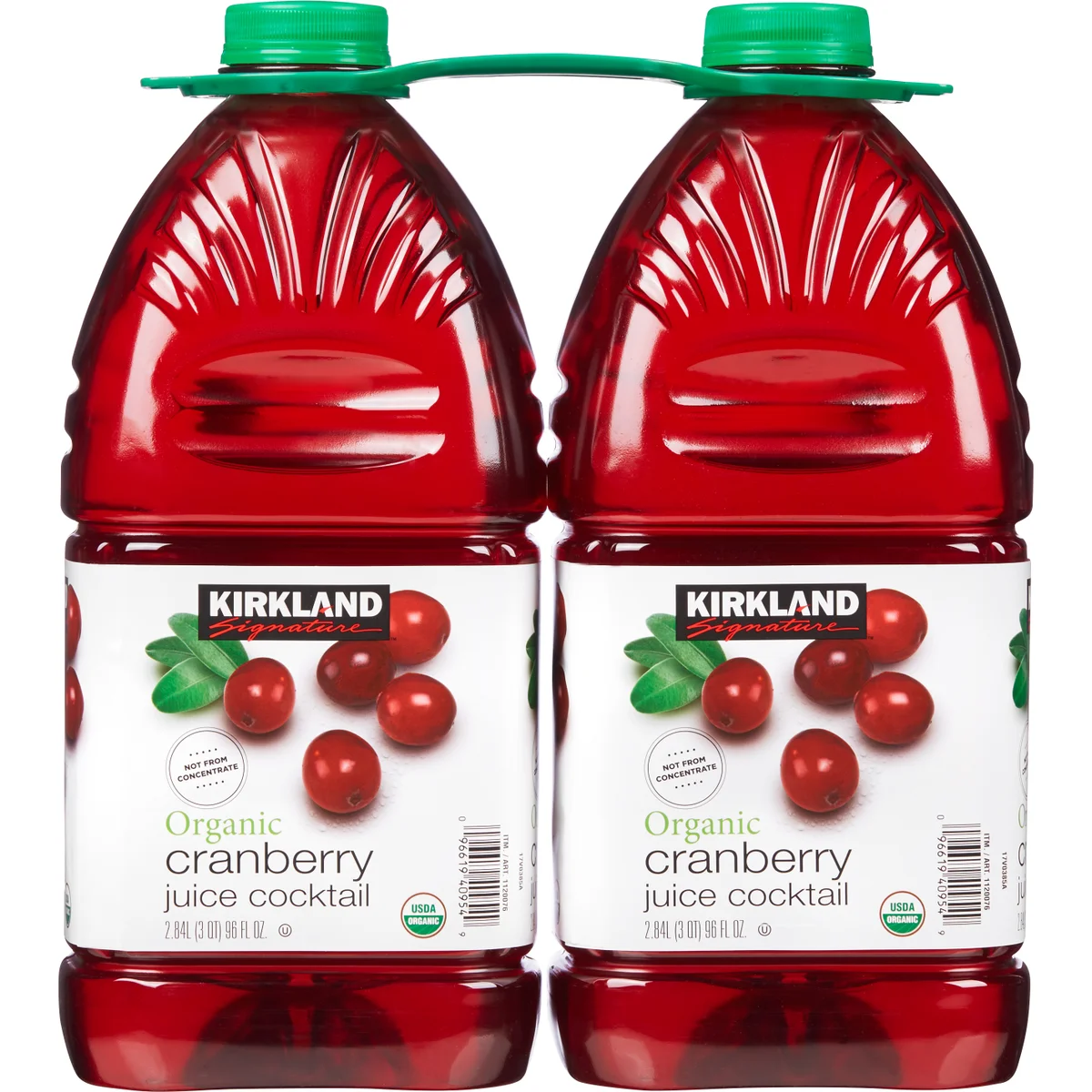 Kirkland Signature Organic Cranberry Juice Cocktail 96 fl oz Bottle