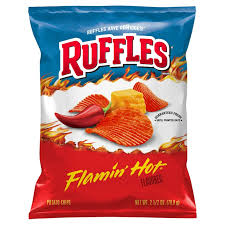 Ruffles Flamin' Hot Potato Chips 2.5 oz