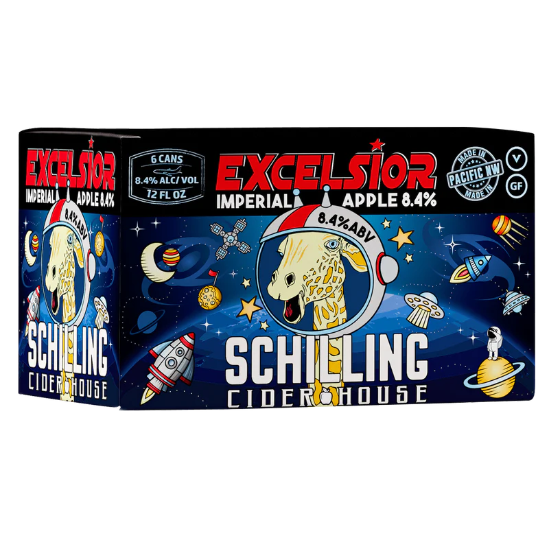 Schilling Excelsior Mango Imperial Cider 6pk/12 fl oz Cans