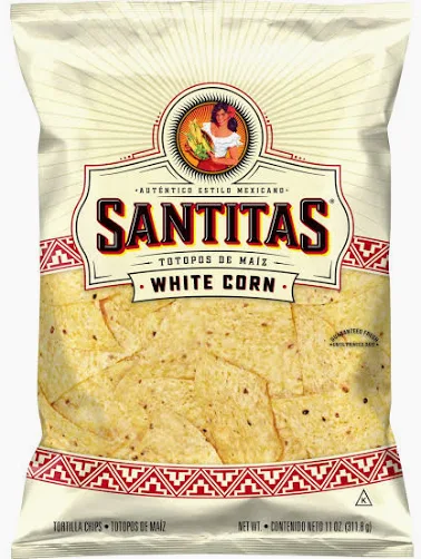 Santitas White Corn Tortilla Chips 11 oz