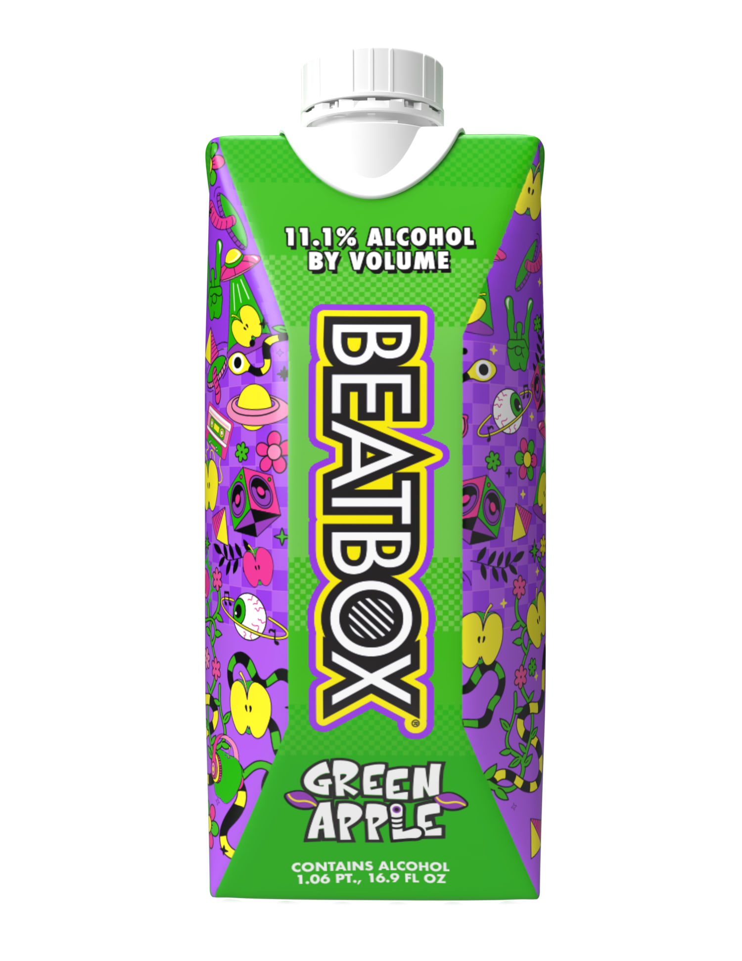 Beatbox Green Apple 12X 500 ml Carton 500ml