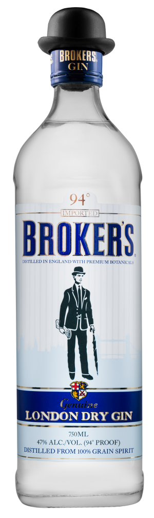 Brokers Dry Gin 750ml