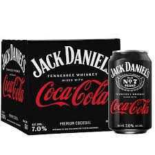 Jack Daniel's Rtd Jack & Coke 4pk/12 fl oz Cans