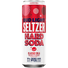 Bud Light Seltzer Hard Soda Classic Cola 25 fl oz Can