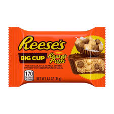 Reese's Big Cup with Reese's Puffs Cereal Candy Packs, 1.2